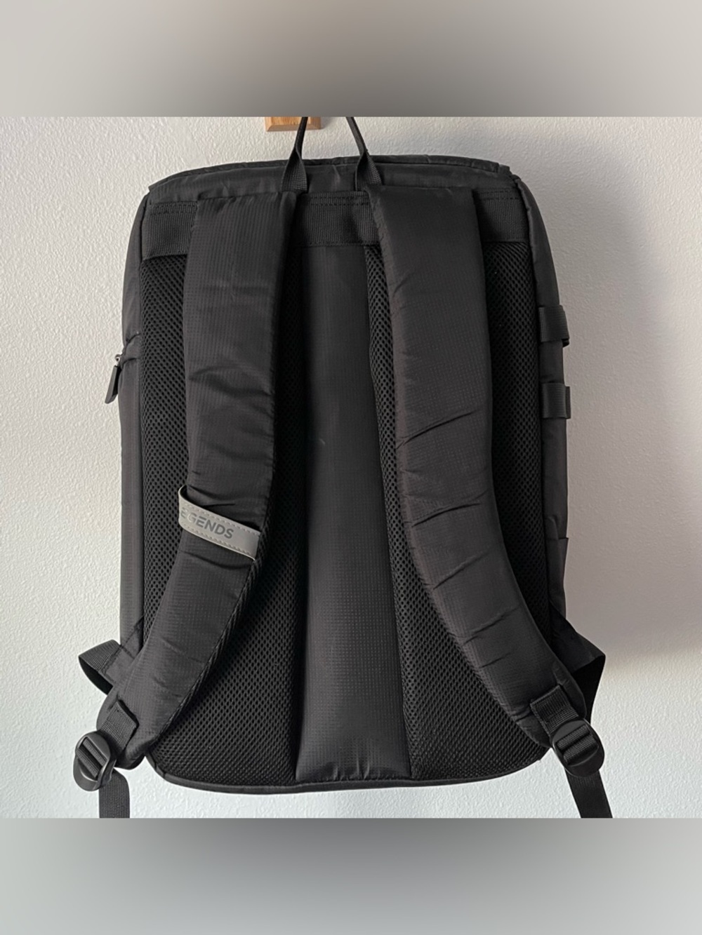 Legends workout active black backpack travel weekender laptop men’s - Picture 4 of 11